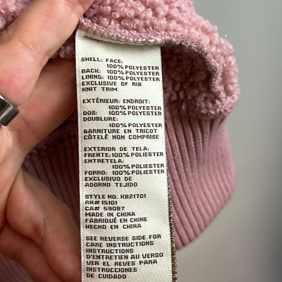 Kookaburra By Ugg Hood Cropped Sherpa Bomber Jacket Size XL - Picture 13 of 16